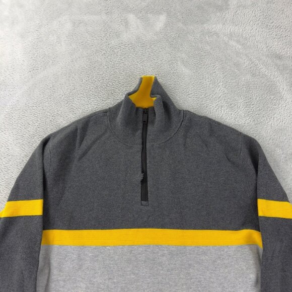 DKNY Men's Size Medium 1/4 Zip 100% Cotton Embroidered Made in China - Picture 15 of 15